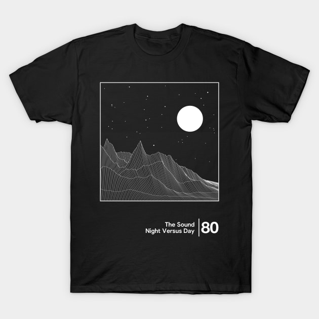 Night Versus Day / Minimalist Graphic Artwork Design T-Shirt by saudade